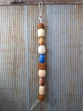 10 Old Fish Net Floats 47 Inches Long Fishing Buoys Bouys Tiki Hut Bar  (SF403)