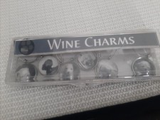 Glass Puppy Wine Charms for Stemless Glasses Wine Glass Charms
