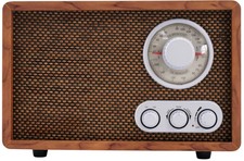 LoopTone AM FM Classic Retro Radio with Bluetooth Speaker