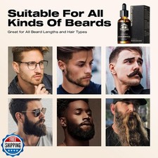 Waking Forest Cedar Beard Oil for Men - Biotin Mustache Oil with Vitamin E, R...