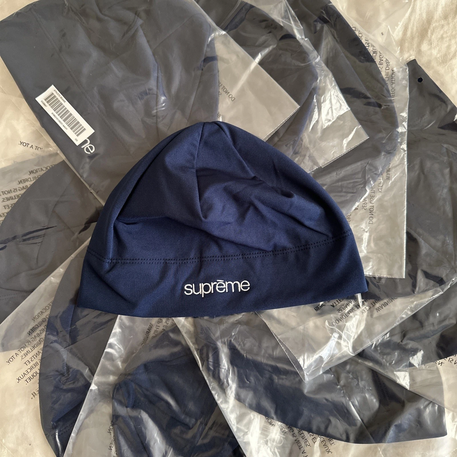 Supreme Base Layer Beanie Navy - New - In Hand Free Ship ✅
Opens in a new window or tab