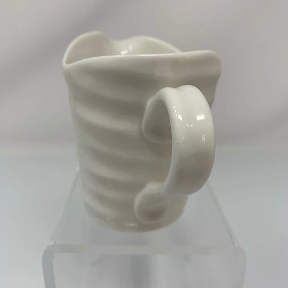 Portmeirion Sophie Conran Collection Creamer Porcelain 8 Ounce White Serving Jug - Image 3 of 4