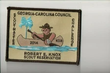 2014 Georgia-Carolina Robert Knox Scout Reservation Scoutmaster Challenge patch