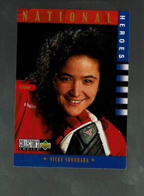 1997-98. Collector's Choice. National Heroes.  Vicky Sunohara   #280.   NM