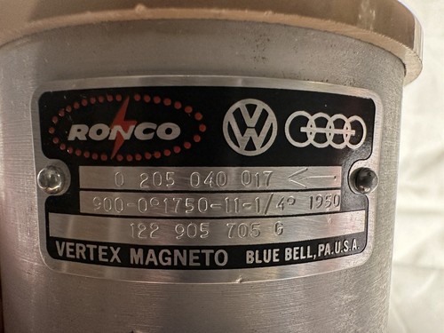 RONCO VERTEX MAGNETO NEW OLD STOCK VW BEETLE FLAT 4 VW ENGINE CLASSIC - Picture 4 of 6