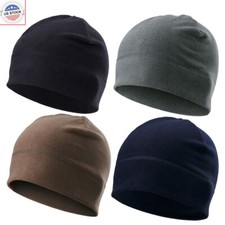 Mens Winter Warm Fleece Hat Thermal Windproof Military Tactical Beanie Skull Cap