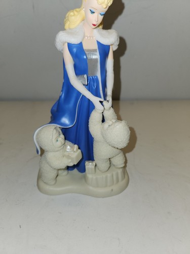Vintage Department 56 Snowbabies The Guesr Collection With Barbie 2000 - Picture 3 of 7
