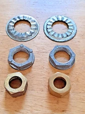 Faucet Metal Mounting & Brass Supply Nut Set For 1/2" NPS Faucet Shank FREE SHIP