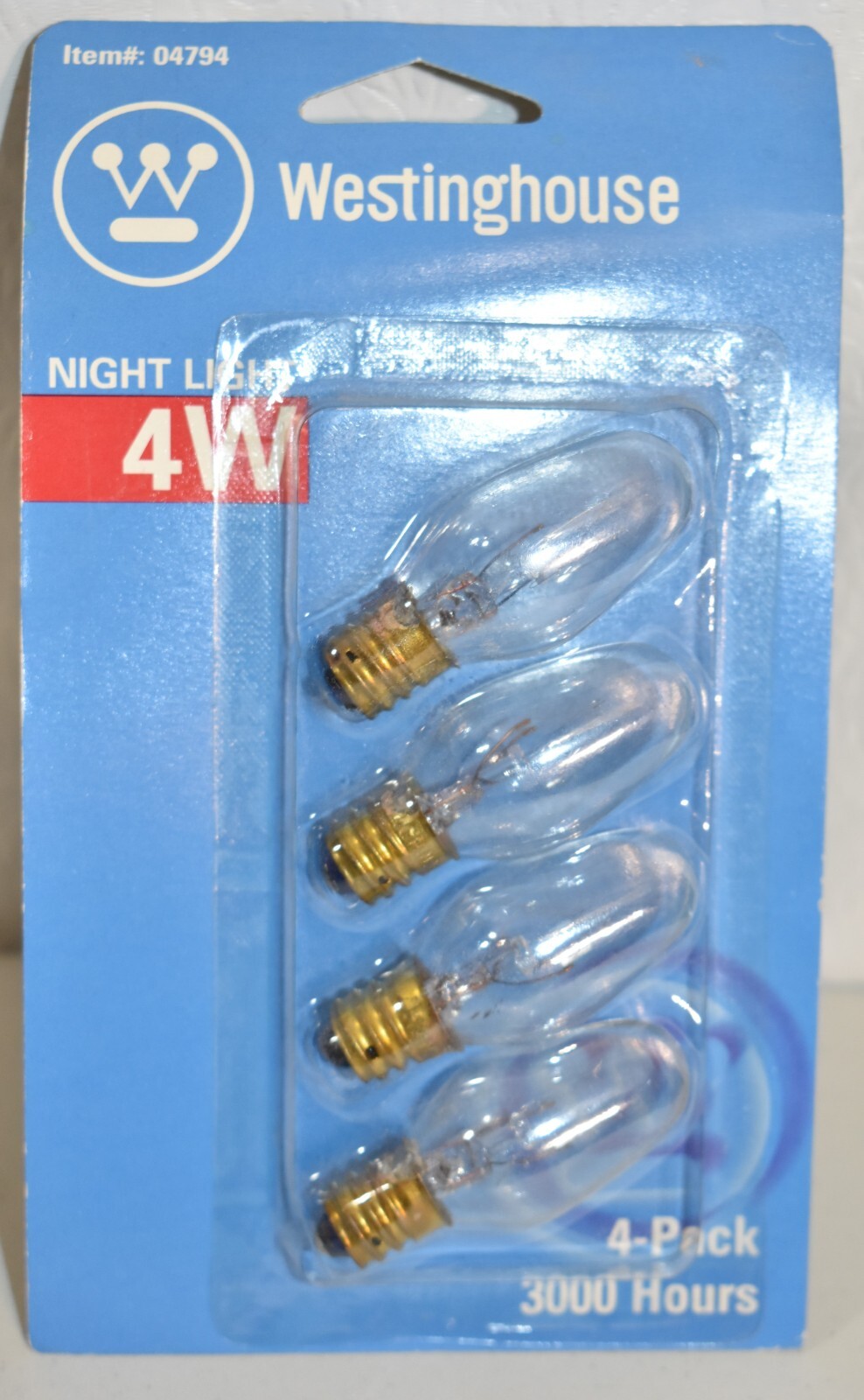 Westinghouse Night Light Bulb 4 W  Candelabra 2 In. Clear