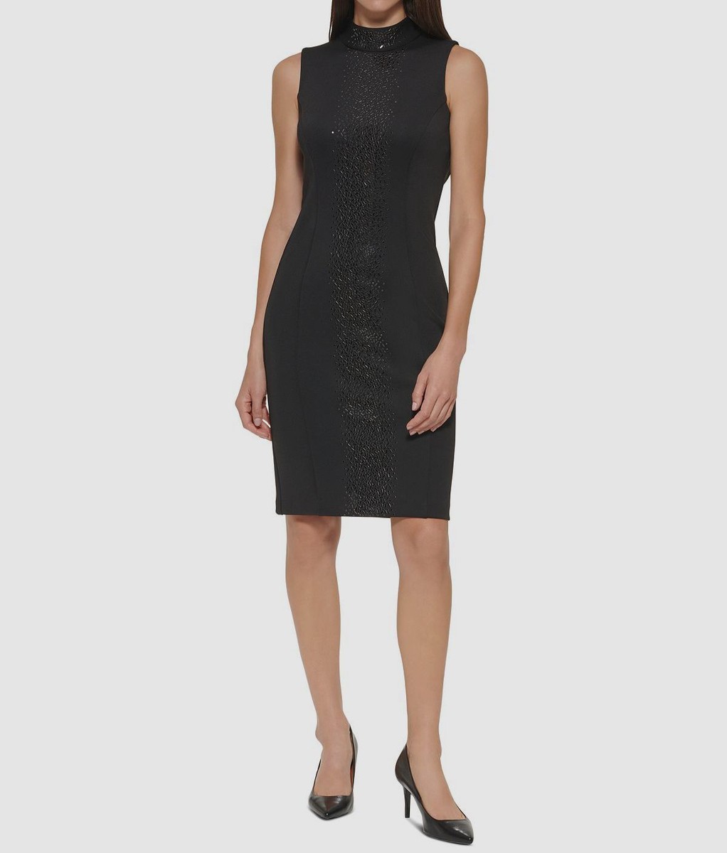 black sequin forever 21 dress Babette crystal-embellished black mini dress main image 0