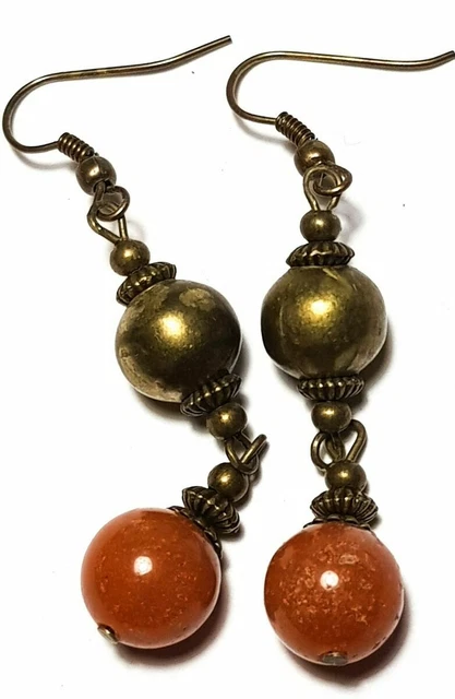 Pendientes de Moda de cerámica de ágata de Bronce