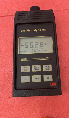 3M Photodyne 17XTA Fiber Optic Power Meter Untested #92