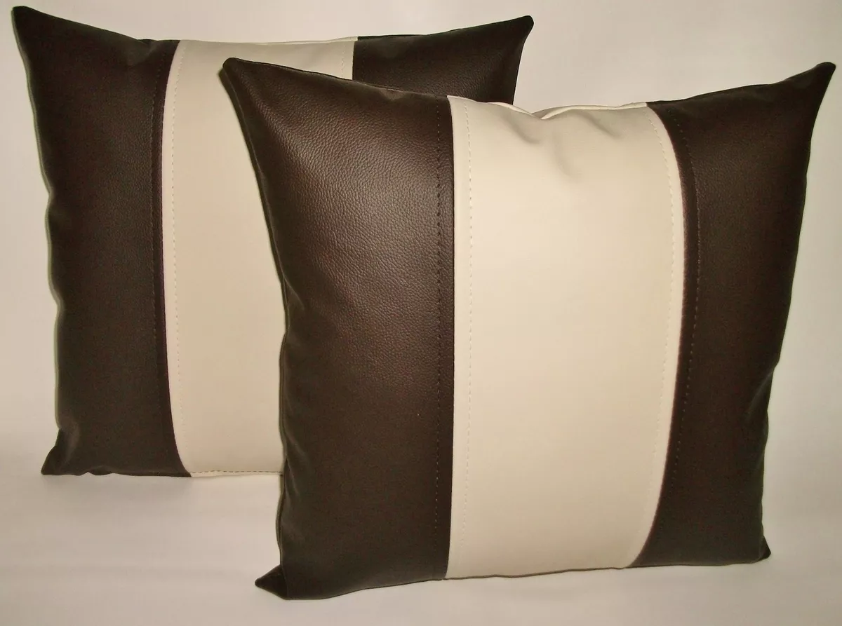 Cream cushion covers best sale ebay