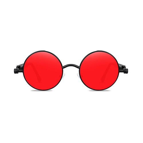 Gafas de sol vintage Steampunk moda redondas de metal espejado gafas hippie gafas - Imagen 26 de 32