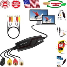 Easy Plug  Play VHS to Digital Converter for Mac and Windows - High Definition