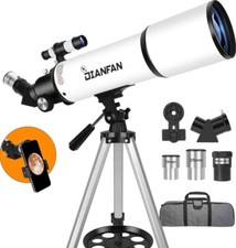 Telescope 80mm Aperture 600mm NEW for Adults Astronomy,Fully Mult-Coated
