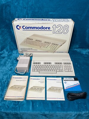COMMODORE C128 OVP - voll funktionsfähig - inkl. Handbücher + Diskette -sealed-