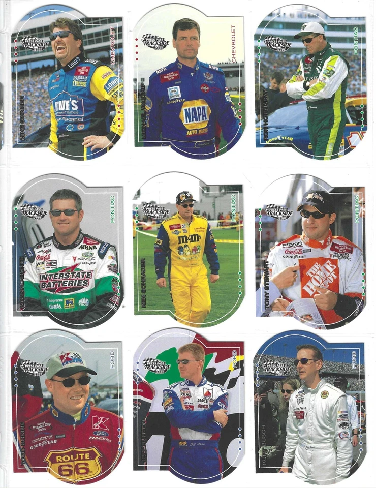 2001 Trackside Die-Cut Parallel--# 58 David Green--ONE CARD ONLY! - Image 4 of 4