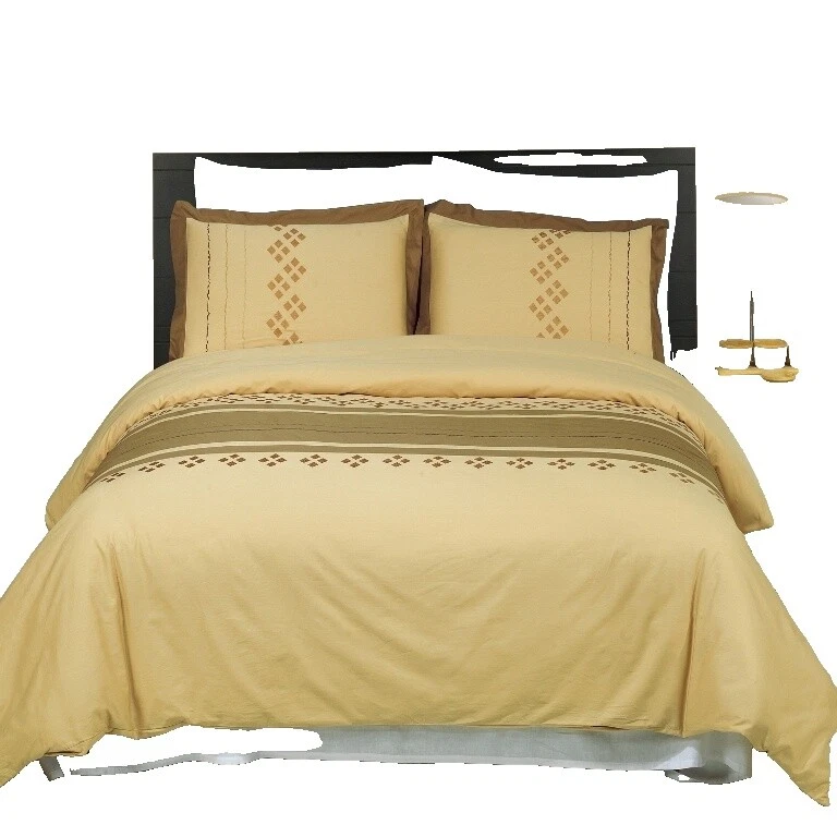 Egyptian Cotton Embroidered Duvet Covers & Bedding Sets