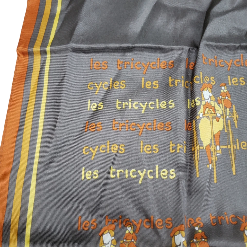 ECHO de colección para Peck & Peck 5th Ave NY Bufanda Triciclos Motivo 26/27 Seda Japón Foto 3 de 4