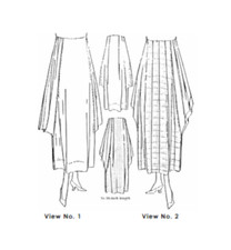 Past Patterns 7947 - Late 1910s Ladies Two-Piece Skirt Sewing Pattern waist 22"