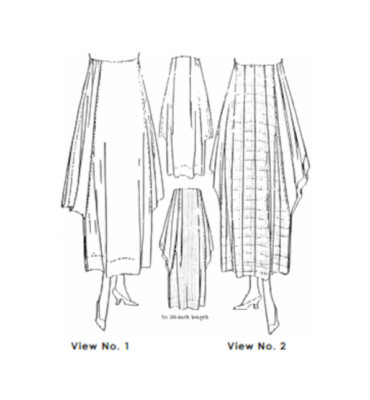 Past Patterns 7947 - Late 1910s  Ladies Two-Piece Skirt Sewing Pattern waist 22''