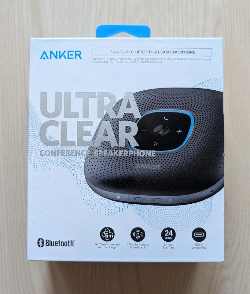 Anker PowerConf портативный Bluetooth-громкоговоритель для конференций (A3301) - Изображение 2 из 4