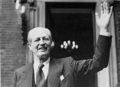 Conservative British Prime Minister Harold MacMillan Historic Old Photo