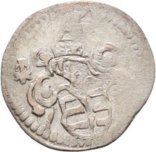 Saxony Triple Silver 18mm / 0.6g Genuine Coin #CAQ92