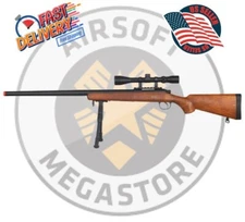 Well VSR-10 Bolt Action Rifle w/ Scope, Sling & Bipod WOOD 410 FPS Ship Fast