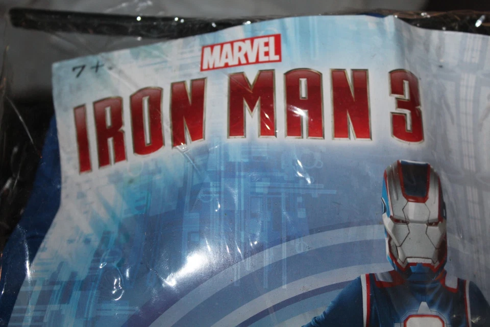 Nuevo Disfraz Marvel Iron Man 3 Niños Talla M 7-8 Halloween Nuevo en Paquete J 9 Foto 4 de 4