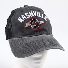 MiLB Nashville Sounds Logo New Era 9Twenty Mesh Snapback Trucker Hat Gray