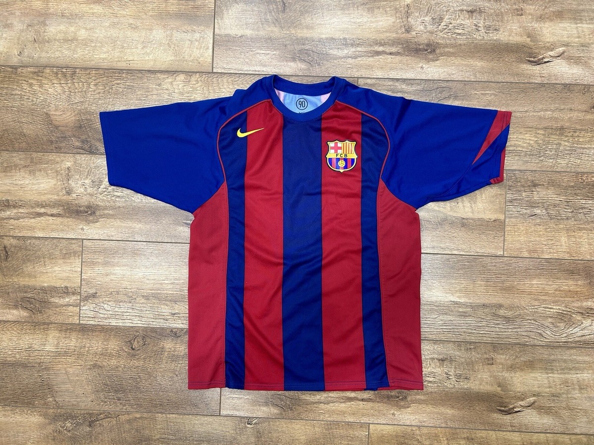 NIKE FCバルセロナ　ユニフォーム2004-05シーズン　Mサイズ NIKE FCバルセロナ エトー 04/05 ユニフォーム メッシ | zoomies