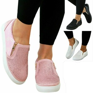 womens zip up trainers