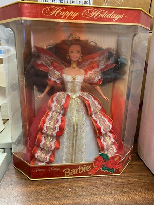 Mattel Happy Holidays Barbie 1997 Original Packaging