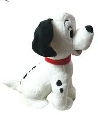 Authentic Disney Store 101 Dalmations Plush Puppy Dog Stuffed Animal 13" Toy