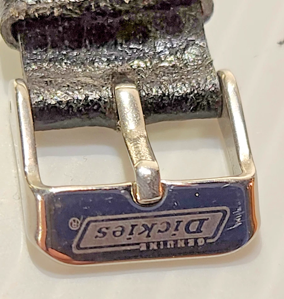 Dickies Genuine Leather Quartz Analog Women's Watch New Battery - Imagem 4 de 4