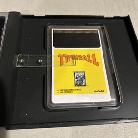 TIMEBALL TurboGrafx 16 - COMPLETE - Case Manual HuCard - NEC 1990