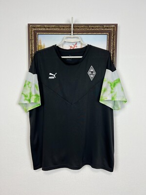 2022 Borussia Mönchengladbach Puma Iconic Tee Football Shirt Fußball Trikot G...