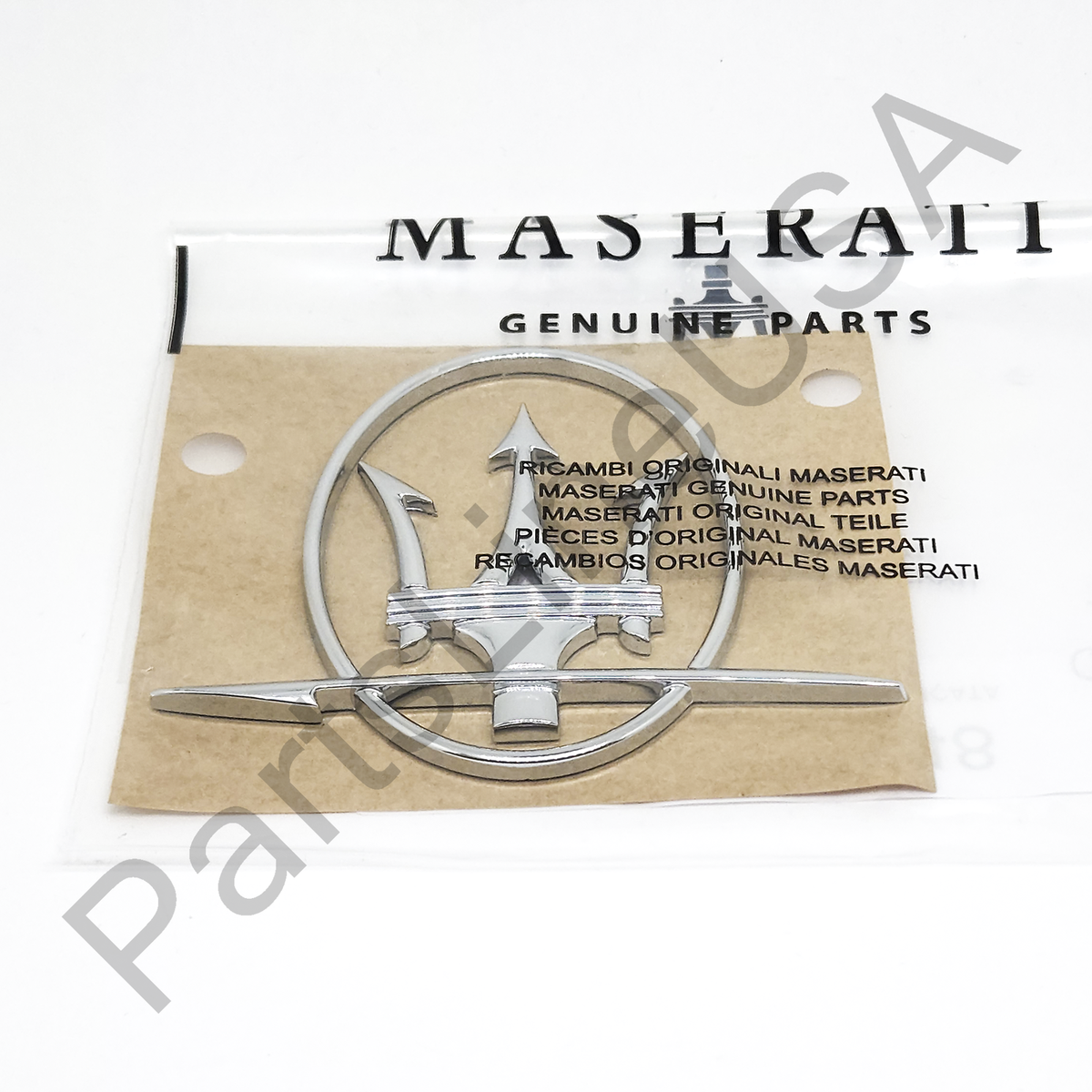 Genuine Maserati Ghilbi Quattroporte Rear Left LH Logo Emblem