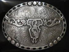 M&F WESTERN Nocona Western Belt Buckle Longhorn Steer Belt Buckle 37717