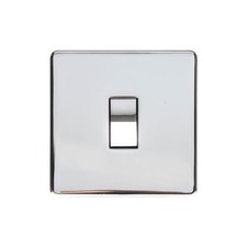 HERITAGE BRASS STUDIO RANGE Y08.200.PN 1G 10A ROCKER SWITCH POLISHED NICKLE