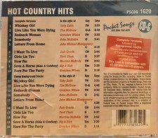 1620 COUNTRY POCKET SONGS KARAOKE CDG  LOT MI