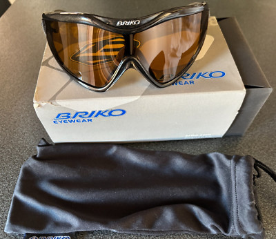BRIKO Thrama Sonnenbrille Radsport Vintage Cipollini HiFi Polar Italy