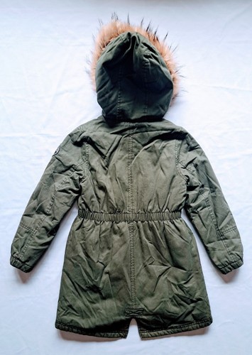 Diesel Girls Down Parka Winter Jacket Size 7/8 - Picture 7 of 15