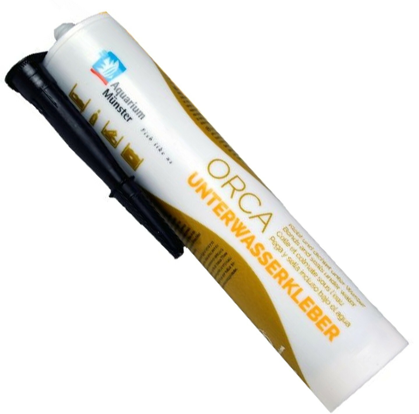 Colle Aquarium Münster Orca mastic d'étanchéité noir sous l'eau 450g