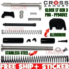 CROSS ARMORY AUTHENTIC UPGRADED Upper Slide Parts Kit for GL0CK 17 GEN 3 9mm #1