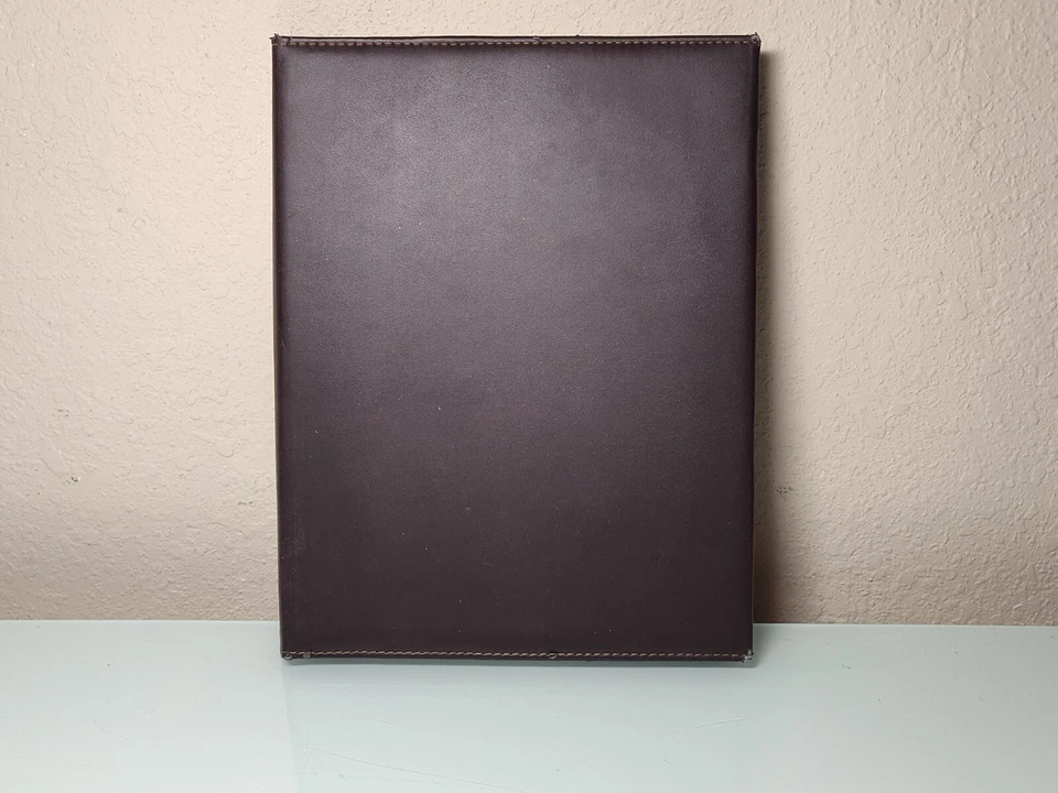 Brookstone Teclado Bluetooth Cuero Marrón Folio para iPad 2,3,4 Tablet 10" Foto 3 de 4