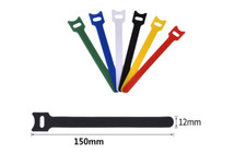 T-type Hook Loop Strapping Cable Tie Tidy Straps Cable Wire Line Organize