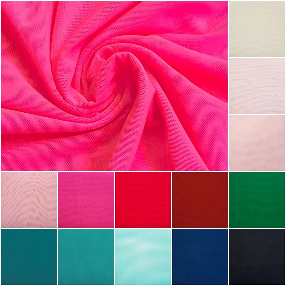 Tüll Stoff Nylon Mesh Feintüll Dünn Deko Bekleidung Netzstoff Bekleidung Deko